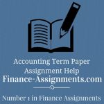 Help with finance paper